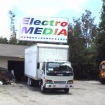 mobile led screen by Electro Media International