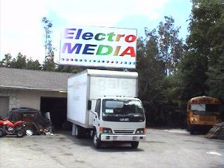 mobile led screen by Electro Media International