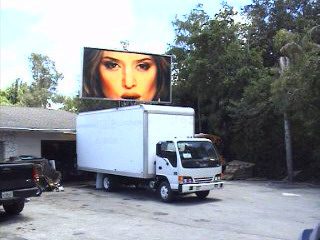 mobile led screen by Electro Media International