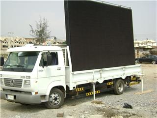 mobile led screen by Electro Media International