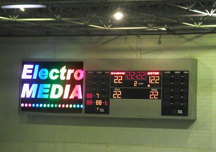 stadium scoreboards UAE by Electro Media International