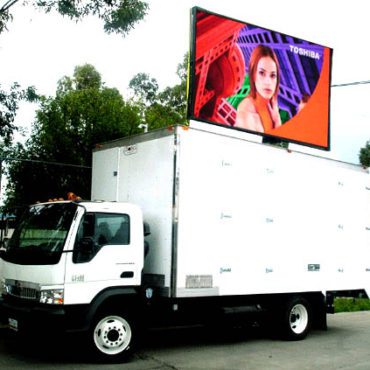 mobile led screen by Electro Media International