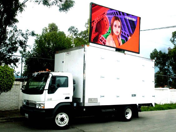 mobile led screen by Electro Media International