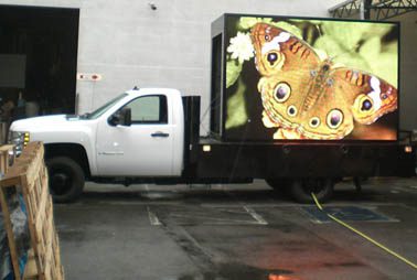 mobile led screen by Electro Media International