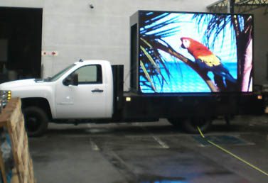 mobile led screen by Electro Media International