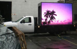 mobile led screen by Electro Media International