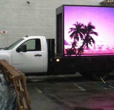 mobile led screen by Electro Media International