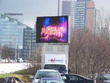 mobile led screen by Electro Media International