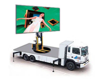 mobile led screen by Electro Media International